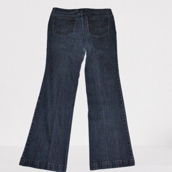 Vintage Flare Leg Jeans Stretch Womens Sz 10 - Picture 5 of 5
